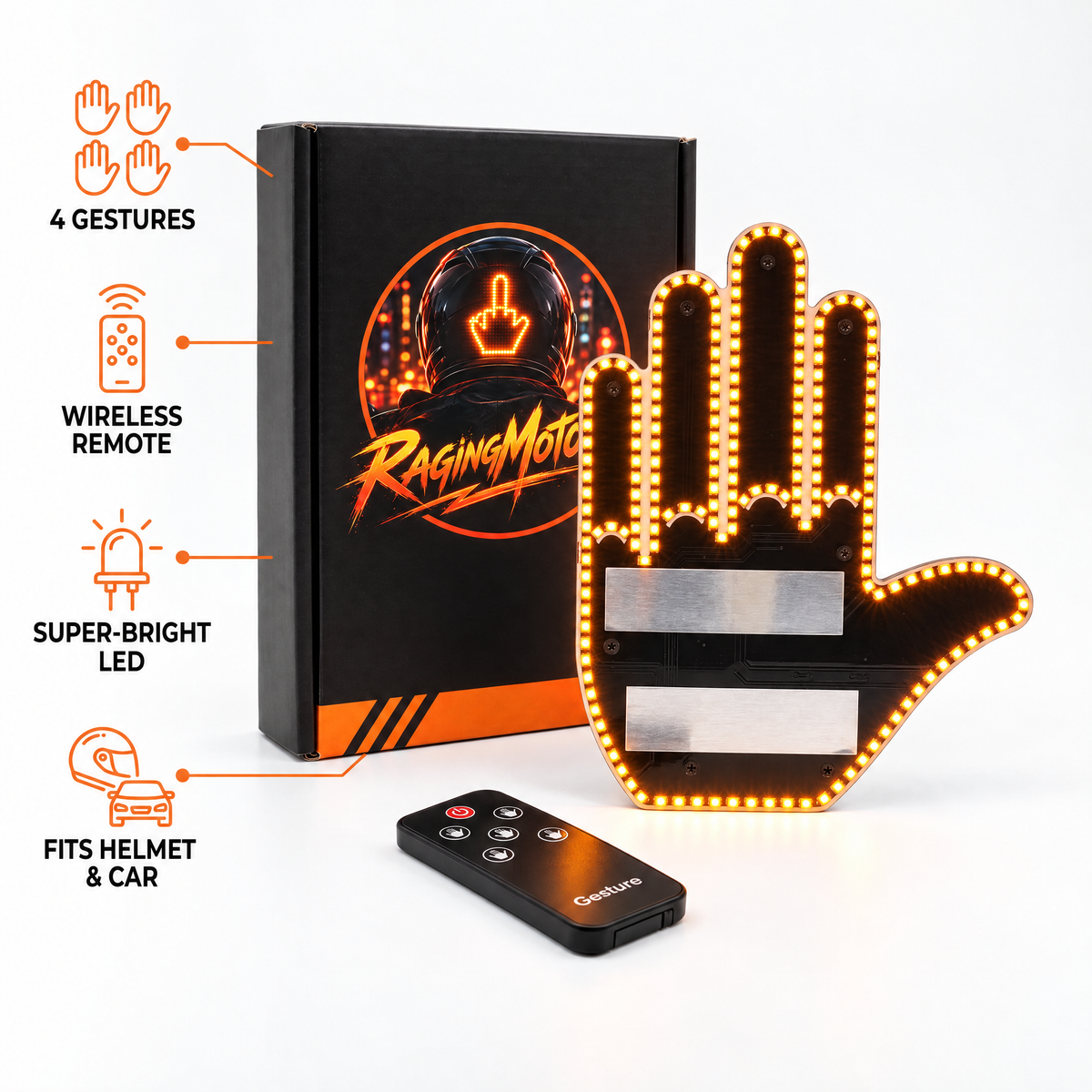 RagingMoto Hand LED